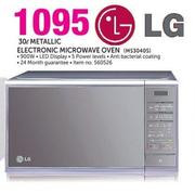 LG 30Ltr Metallic Electronic Microwave Oven MS3040S