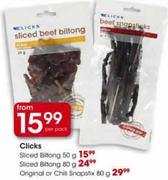 Clicks Original Or Chilli Snapstix-80g