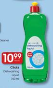 Clicks Dishwashing Liquid-750ml each