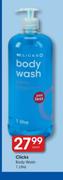 Clicks Body Wash-1 Ltr each