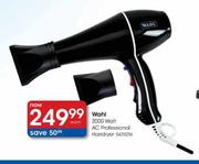 Wahi 2000 Watt AC Professional Hairdryer-Each