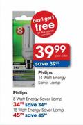 Philips 8 Watt Energy Saver Lamp