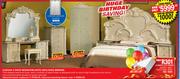 Caesar 4-Piece Bedroom Suite (Includes Mirror)