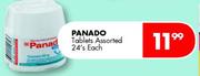 Panado Tablets Assorted-24's Each
