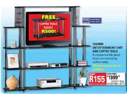 Tasmin Entertainment Unit and Coffee Table