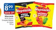 Mayonards Wine Gums, Enerjelly Babies or Jubes-125 Gm Per Pack