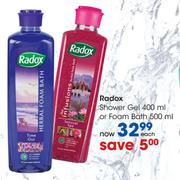Radox Foam Bath-500ml Each