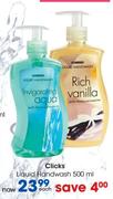 Clicks Liquid Handwash-500ml Each