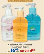 Clicks Skincare Collection Hand Wash-250ml Each