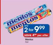 Mentos Roll-2's