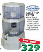 The Water Well Table Top Filter(MP28)