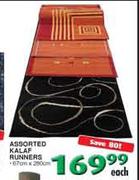 Assorted Kalaf Runners-67cm x 280cm Each 