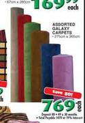 Assorted Galaxy Carpets-275cm x 260cm Each