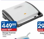 George Foreman Health Griller-Each