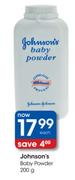 Johnson's Baby Powder-200g