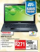 Toshiba Notebook-B800