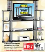 Tasmin Entertainment Unit And Coffee Table
