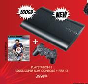 PS3 500GB Super Slim Console + FIFA 13