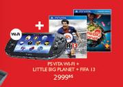 PS Vita Wi-Fi + Little Big Planet + FIFA 13