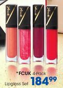 Fcuk 4 Pack Lipgloss Set