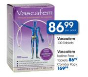 Vascafem Iodine Free Tablets
