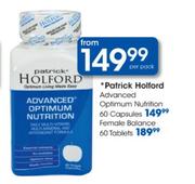 Patrick Holford Advanced Female Balance Tablets-60's