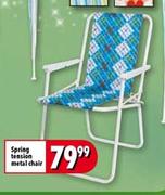 Spring Tension Metal Chair