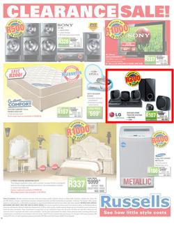 Russells : Clearance Sale (27 Dec - 12 Jan 2013), page 16