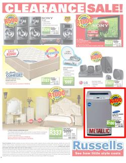 Russells : Clearance Sale (27 Dec - 12 Jan 2013), page 16
