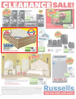 Russells : Clearance Sale (27 Dec - 12 Jan 2013), page 16