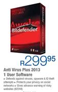Antivirus Plus 2013 1 User Software