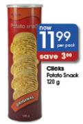 Clicks Potato Snack-120Gm Per Pack