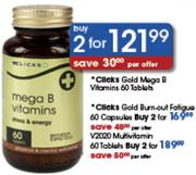 Clicks Gold Burn-Out Fatigue-2X 60 Capsules