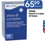 Clicks Stress-B Complex 60 Tablets Per Pack