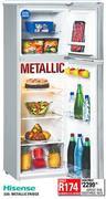 Hisense 220L Metalic Fridge