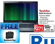 Toshiba B830 Notebook