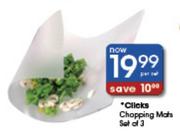 Clicks Chopping Mats Set Of 3