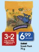 Safari Snack Pack-70gm Per Pack