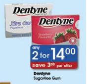 Dentyne Sugar-Free Gum-2's