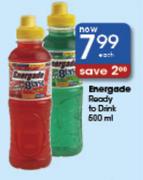 Energade Ready To Drink-500ml Each