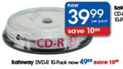 Safeway DVD-R-10's Per Pack