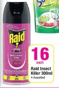 Raid Insect Killer Assorted-300ml Each