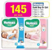 Huggies Gold Boy Or Girl-Per Pack