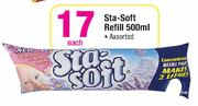 Sta-Soft Refill Assorted-500ml Each