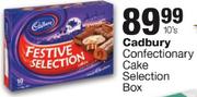  Cadbury Confectionary Cake Selection Box-10's