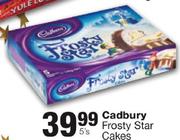 Cadbury Frosty Star Cakes-5's