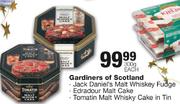 Gardiners Of Scotland Jack Daniel's Malt Whiskey Fudge/Edradour Malt Cake/Tomatin Malt Whisky Cake I
