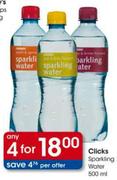 Clicks Sparkling Water-4x500ml