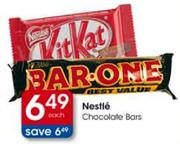 Nestle Chocolate Bars Each