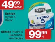 Schick Hydro 5 Skeermes-Lemmetjies-4's